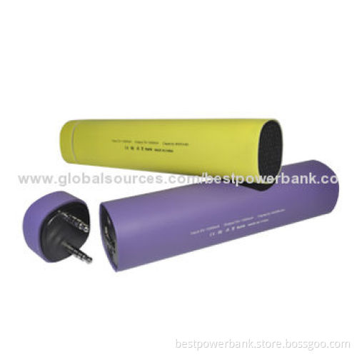 High-quality Single USB 4,000mAh Power Bank with Speaker Function